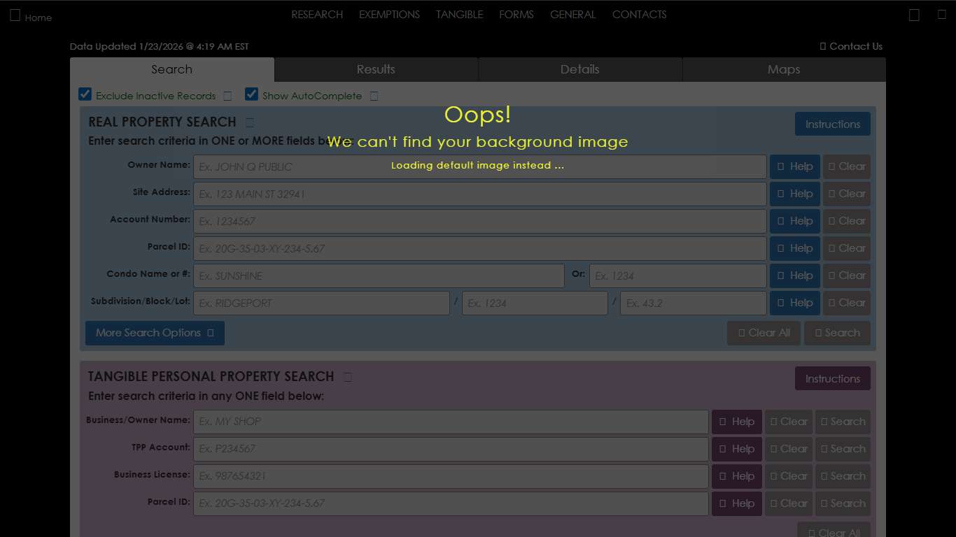 BCPAO - Property Search